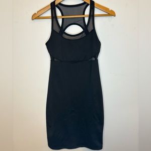 FABLETICS Active All the way Stretch Fitted Semi Sheer Strappy Back Dress - XS